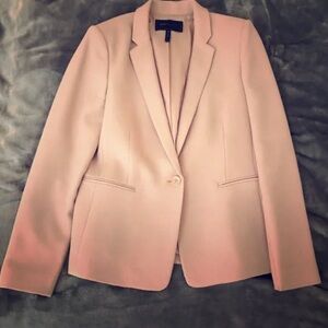 Tan fitted blazer